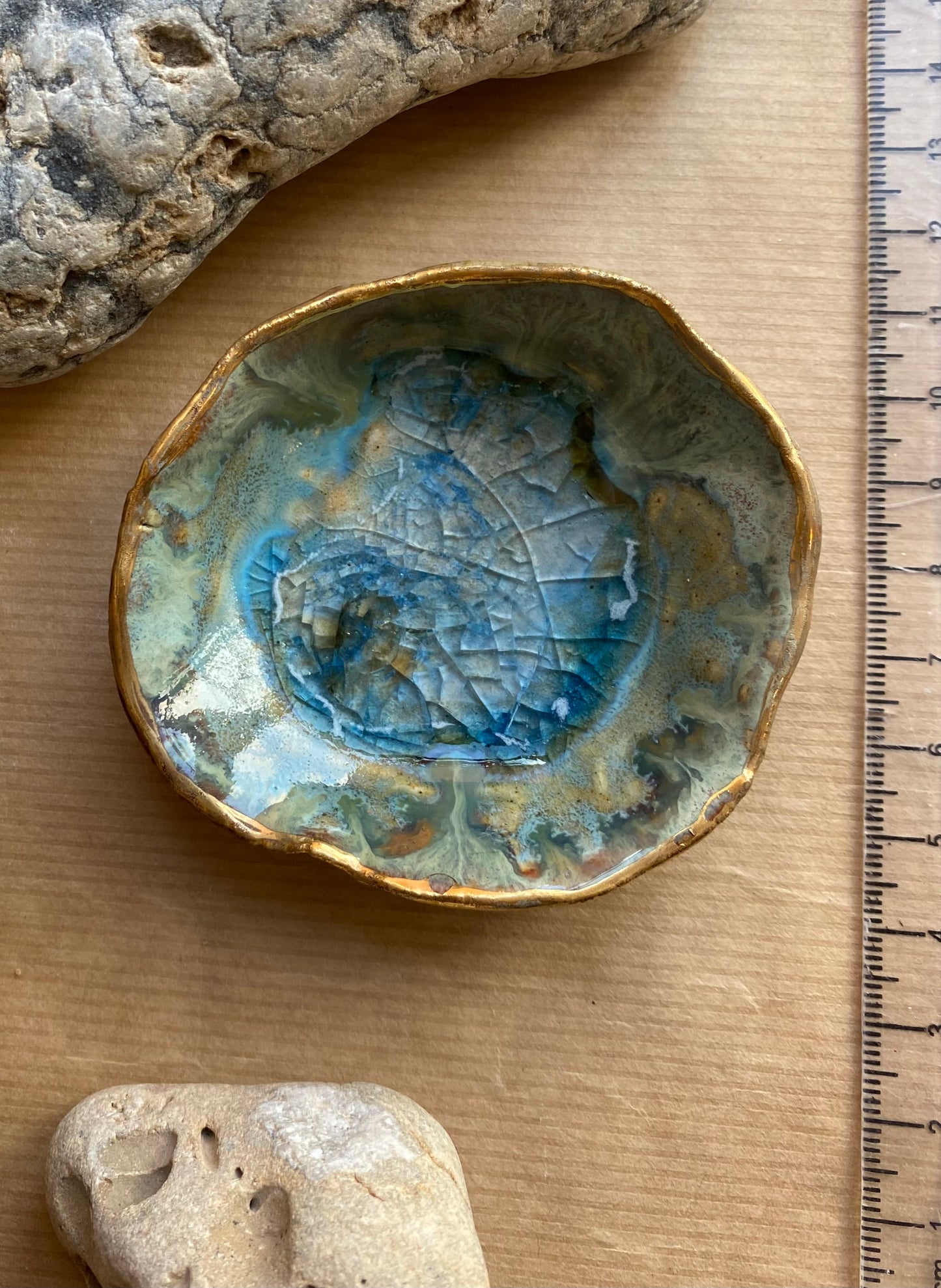 Trinket Dish - Azure TD062