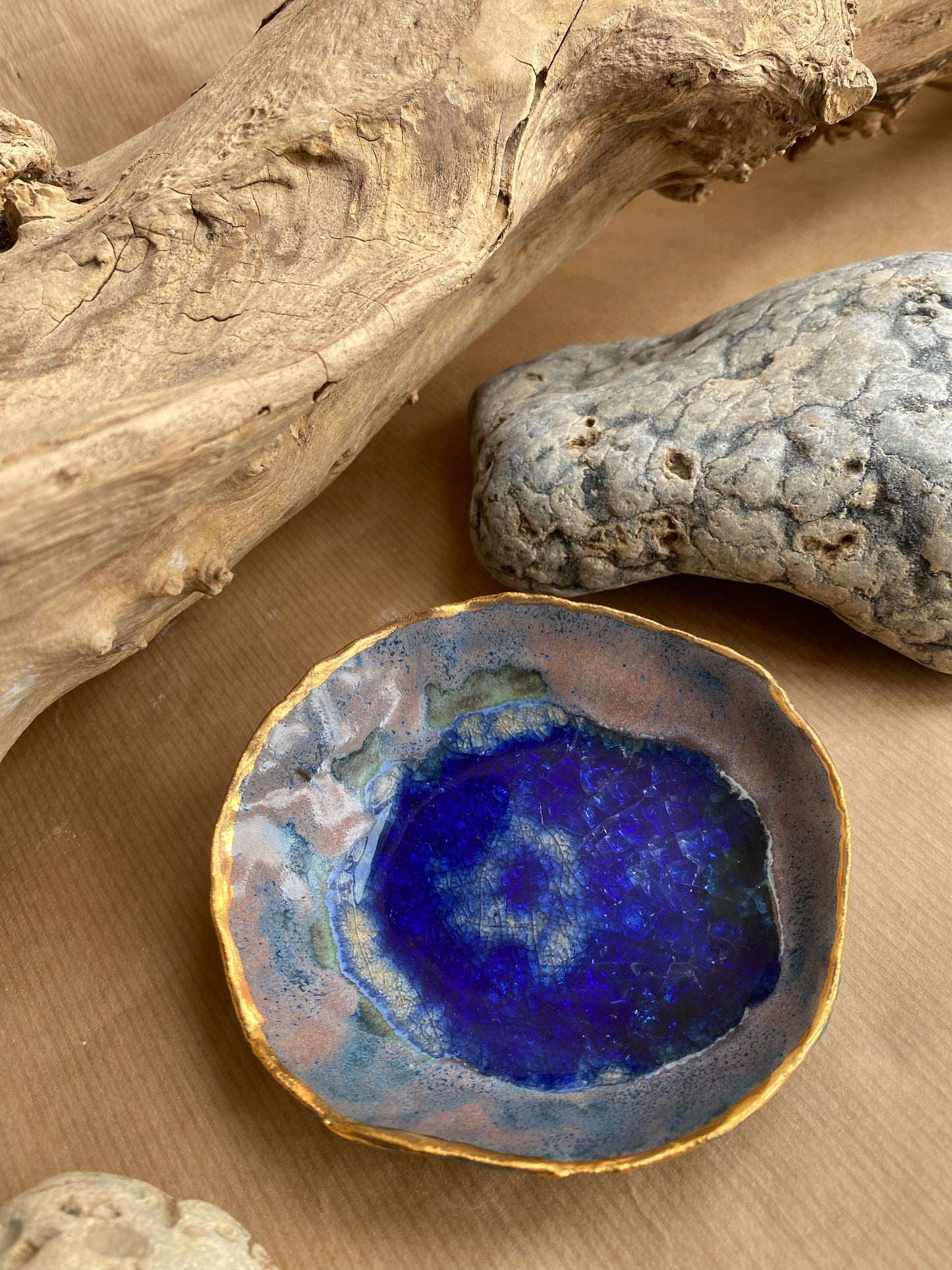 Trinket Dish - Sapphire TD038