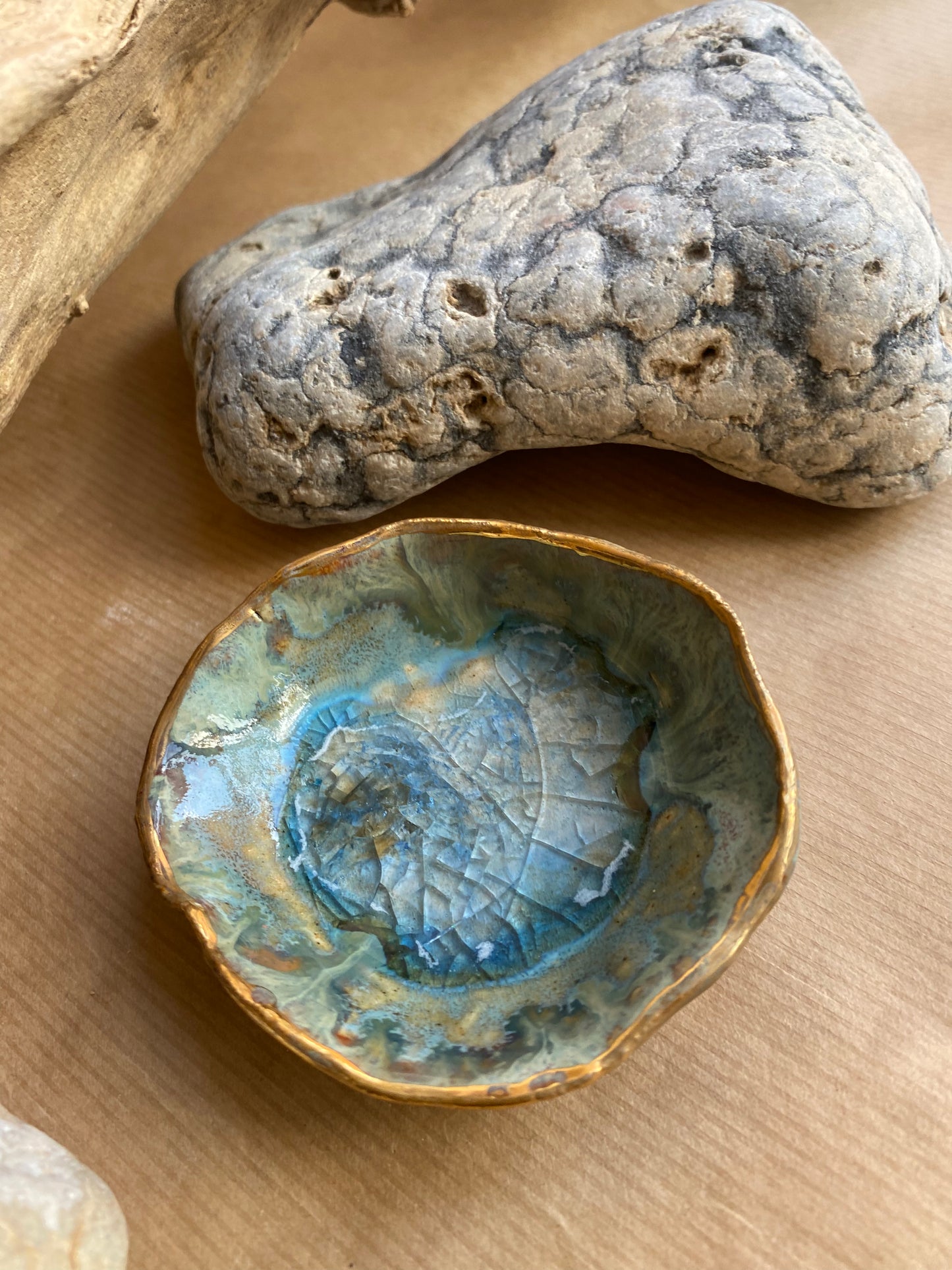 Trinket Dish - Azure TD062