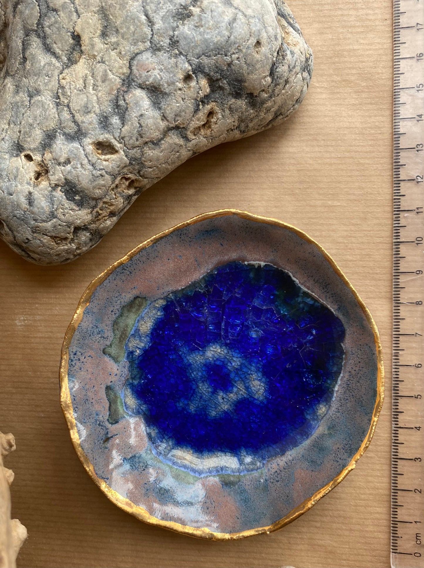 Trinket Dish - Sapphire TD038